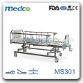 Três camas de hospital manual de aço inoxidável para venda MS301